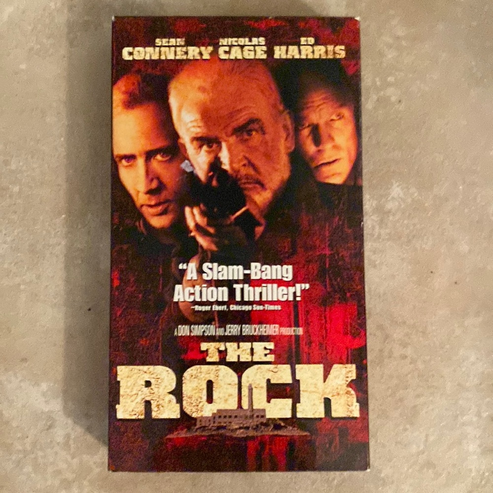 The Rock VHS used